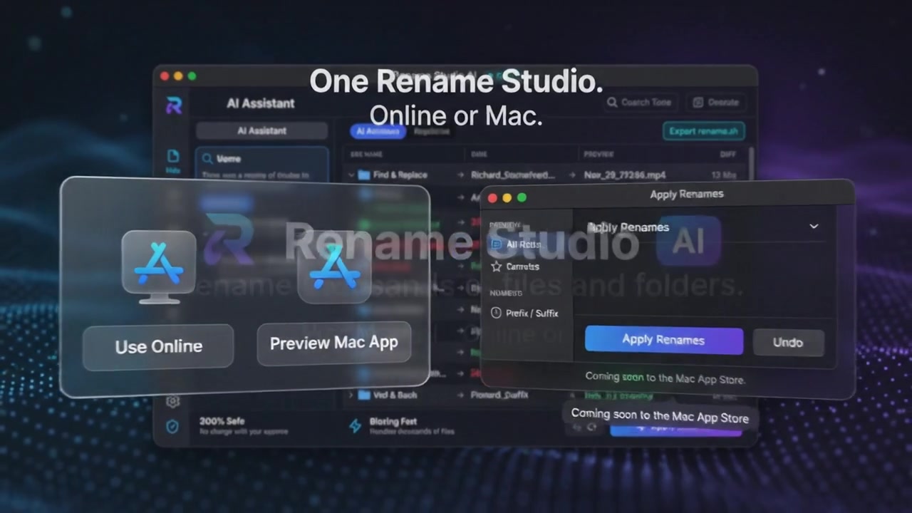 Rename Studio AI demo